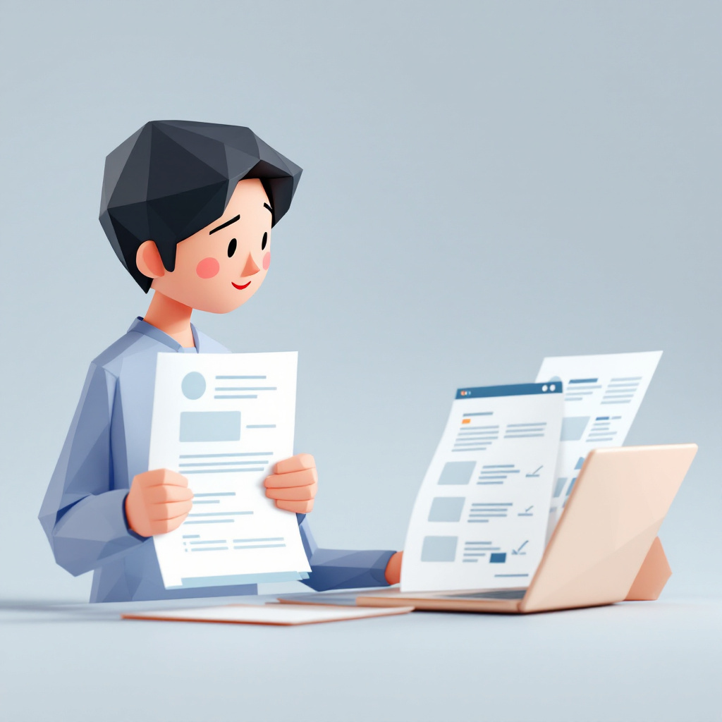 HRテック・ATS導入担当のキャラクターイラスト
