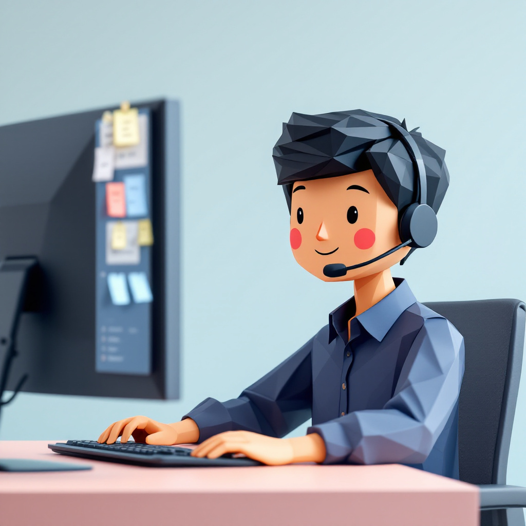 採用担当（リクルーター）のキャラクターイラスト