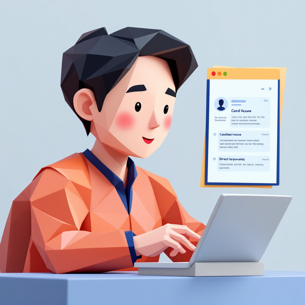 スカウト運用担当のキャラクターイラスト